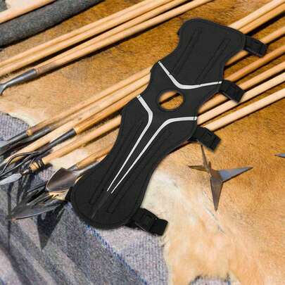 Protectores de brazo ajustables, adecuados para caza, entrenamiento de tiro, arcos recurvos y arcos compuestos.