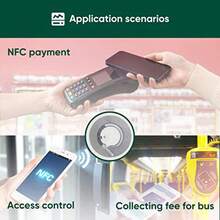 ml 20 Etiquetas NFC NTAG213 Automatiza tu Vida con un Solo Toque 25mm Compatible con Todos los Dispositivos NFC10101 - Blanco - Ver 6