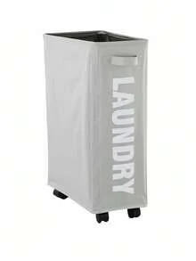 大/小号洗衣篮，可折叠洗衣篮，大号洗衣篮，带滑轮的衣物收纳篮，适用于洗衣房、卧室、客厅装饰，秋季装饰，情人节装饰 - 彩色 - 查看 10