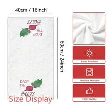 2/4 Piezas Paños de cocina con estampado de temas vegetales, paños de microfibra súper absorbentes y modernos, paños de té para cocinar y hornear, trapos de limpieza, toallas de mano, muy suaves y absorbentes, decoración de cocina, regalos para vecinos, madres, cumpleaños, inauguración de la casa para amigos, artículos esenciales de cocina, necesidades diarias - Multicolor - Ver 11