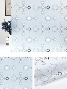 Frosted Glass Window Film, Anti-Peeping Privacy Window Sticker For Bathroom, Shower Room, Transparent - Multicolor - View 9