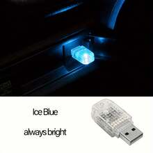 1pc USB Powered Car Atmosphere Neon Light - Car Touch Lamp, Sound Activated Multicolor Decorative Light, 20+ Effects, Non-Waterproof, Easy Installation, Suitable For Most Vehicles, No Battery Required - Multicolor - View 9