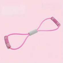 8字形阻力带，瑜伽训练器材，背部锻炼，弹力管胸肌扩张器，适合初学者拉伸腹部、腰部、手臂和腿部，瑜伽和普拉提健身训练，运动户外/健身/训练器材/阻力带是健身的绝佳伴侣 - 彩色 - 查看 8