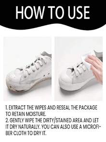 jakehoe مناديل مبللة لتنظيف الأحذية - مناسبة للأحذية الجلدية والأحذية الرياضية والمحافظ والأرائك وغيرها. تنظف بفعالية أسطح الأحذية وتزيل بسرعة البقع المختلفة، مما يجعل أحذيتك أكثر إشراقًا وبياضًا. - متعدد الألوان - مشاهدة 7
