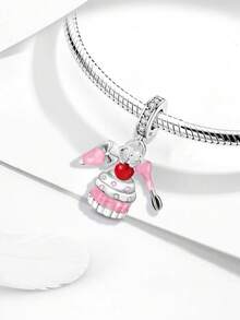 1 mặt dây chuyền đính hạt hình bánh gừng, ca cao, cà phê, gà tây thời trang, thích hợp để làm vòng tay DIY cho nữ. - tập trung - Xem 5