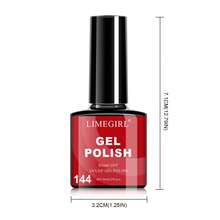 LIMEGIRL 18 peças Conjunto de Esmalte de Unha de Gel para Todas as Estações, 9 Cores Incluindo Laranja, Tom de Pele, Verde, Nude, Branco Neutro, Conjunto de Manicure, Presente de Manicure - Multicolorido - Visão 7