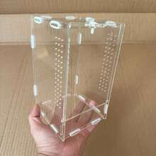Acrylic Jumping Spider Habitat, Reptile Terrarium Easy Assembly, Bug Enclosure, Praying Mantis Habitat, Frog Enclosure