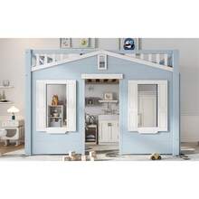 Bed Bases & Foundations - White + Blue + Solid Wood + Medium-density Fiberboard - View 11