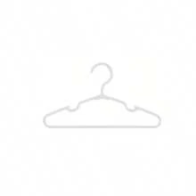 10/20/30个装 结实耐用塑料衣架 - 防滑，（白色、黑色、蓝色、粉色、绿色、灰色），肩部带凹槽设计，抓力牢固 - 非常适合家庭衣柜、宿舍和衣橱收纳 - 彩色 - 查看 8