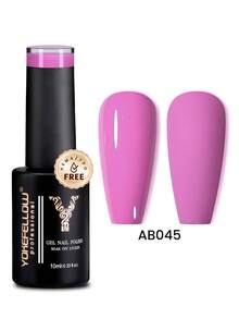 YOKEFELLOW TPO-Free & HEMA-Free 10ml Gel Nail Polish, Fluorescent Green Orange Pink Nails All Seasons Semi Permanent Manicure Nail Gel Polish Soak Off UV LED Nail Art Salon DIY For Women Girls - 彩色 - 查看 12
