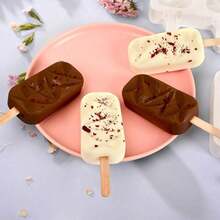 Popsicle Silicone Molds, 4 Cavities Homemade Molds With Wooden Sticks, Cakesicles, Cake (Set Of 3, White) - 2 Pcs Diamond/Large - View 7