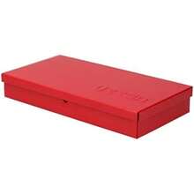 Urrea 5495 Caja metálica usos múltiples color rojo(4" x 9" x 1") - Multicolor - Ver 3