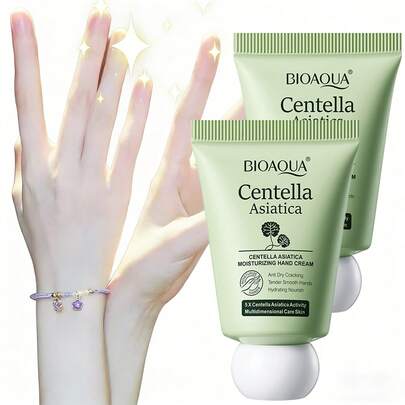 1pc 30g Mini Portable Moisturizing Hand Cream With Centella Asiatica Extract, Nourishing And Soothing For Dry, Rough, Tight Skin, Reduces Fine Lines And Cracks, Leaves Hands Soft And Smooth, Great Holiday Gift
