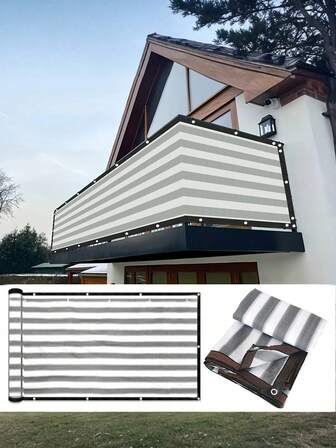 Kraftigt insynsskyddsstängsel, högdensitetspolyetennät, 70–80 % skuggningsgrad + UV-resistent, solskyddsduk för utomhusbruk, lämplig för trädgårds- och kedjelänkstaket