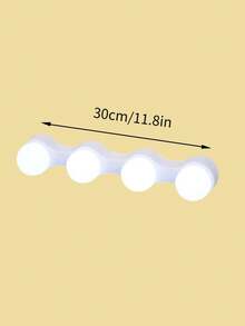 1 đèn LED gắn gương trang điểm dùng nguồn USB, không cần khoan, đèn trang điểm phòng tắm, đèn trang điểm, đèn trang điểm di động dùng pin, đèn hút chân không, đèn gương, nguồn điện kép USB & pin AAA (không bao gồm pin AAA), dễ lắp đặt, thích hợp cho phòng tắm, phòng ngủ, lựa chọn tốt nhất cho trang điểm di động. - Đèn trang điểm - Xem 5