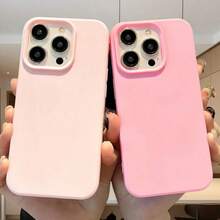 2件装哑光深粉色+浅粉色纯色TPU全包防震手机壳，兼容 16、15、14、13、12、11 Pro Max、17 Pro Max、15 Pro Max及其他型号 - 彩色 - 查看 10
