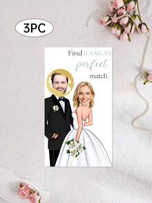 1/3pcs Personalised Birthday Scratch To Reveal Voucher, Special Birthday Surprise Scratch Card, 30th, 40th, 50th, 60th,70th,80th Birthday Gift,Customizable Scratch Card / Pregnancy Announcement / Marriage Announcement / Marriage Proposal - Multicolor - View 38