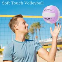 High-Quality Soft Volleyball, Official Size 5 Specification, Suitable For Indoor/Outdoor Training And Beach Recreation, PVC Volleyball, Pink Volleyball, Dedicated For Volleyball Matches, Volleyball Sports Accessories, Volleyball Training Supplies, Stable Anti-Slip, Suitable For Team Sports, Outdoor Activities, Playground Entertainment, Backyard Sports, Volleyball Gift, Multi-Person Interaction, Beach Sports, Sports Gift, Women's Gift, Men's Gift - Multicolor - View 6