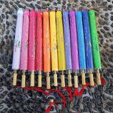 Paraguas de bambú decorativos para bodas en paquete único, adecuados para decoraciones y accesorios de bodas y vacaciones, paraguas de novia tradicionales hechos a mano, elegantes accesorios para fotografías y fiestas - Mostaza Amarilla - Ver 10