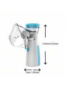 Portable Facial Steamer Humidifier Beauty Mist Hydration Device Cold Mist Nano Spray Mesh Atomizer Skincare Oxygen Tool - White - View 2