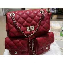 Women Crossbody - Màu đỏ anh đào - Xem 10