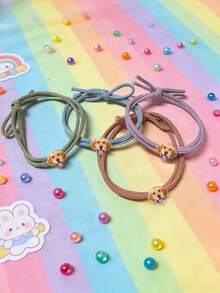 7 buc/set eleganți de păr acrilici în 7 culori, accesorii de păr acrilice personalizate cu personaje de desene animate, idoli anime, avatare de jocuri, agrafe de păr 3D drăguțe cu arc, impermeabile și rezistente la murdărie, excelente pentru cadouri, concerte, festivaluri - Multicolor - Vizualizare 2