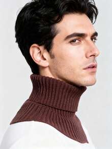 1 pieza Cuello de punto, unisex, cuello decorativo de punto versátil, protección de cuello para otoño e invierno, regalo de vacaciones, regalo de cumpleaños, regalo del Día del Padre, regalo de pareja. - Multicolor - Ver 12