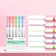 一套6支绘图轮廓笔，包含多种细线，轻巧便携，笔杆圆润，是记笔记和标记的理想之选。另有点线笔、走珠笔、香氛笔、美颜马克笔、彩色马克笔、小号马克笔等多种选择。此外，还有学校用品、学生用笔、文具、书写笔、学校文具和可擦笔等多种用途。 - 彩色 - 查看 8