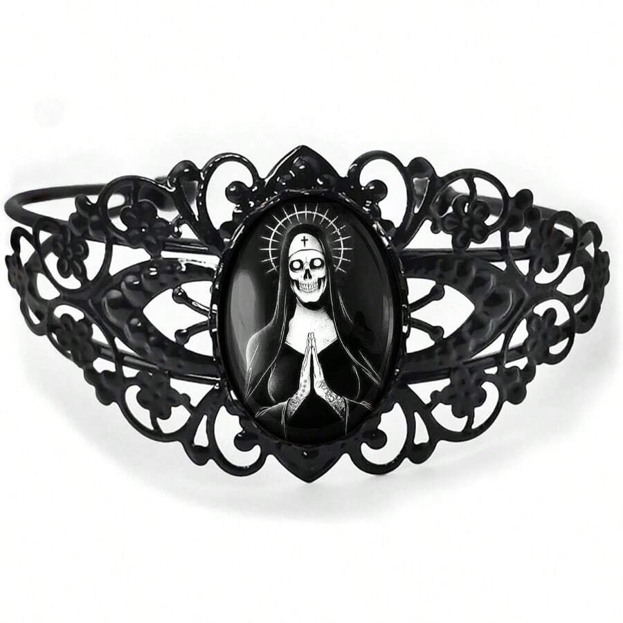 Seasonal Decorative Gloves - Jet Black - View 1