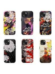 Funda de Teléfono Anime Paradise, Merch de Gabimaru, Fundas Delgadas y Resistentes, Funda para 17 16 15 14 13 12 11 Pro Promax - Estilo 2 - Ver 3