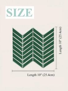 1/4/10/20片装防水自粘防溅瓷砖，10英寸 x 10英寸，适用于厨房和浴室 - 彩色 - 查看 8