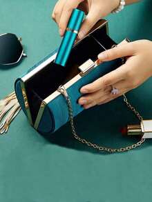 5ml Mini Aluminum Perfume Spray Bottle, Portable Cosmetic Liquid Container, Bathroom & Home Decor, Fragrance Bottle, Perfect Gift For Valentine''s Day And New Year - Multicolor - View 9