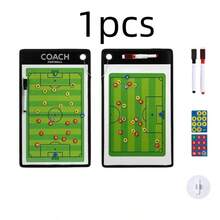 Portable Magnetic Basketball Training Board, Equipped With Magnetic Whiteboard Surface, Erasable Marker Holder And Tactical Board - Durable Foldable Design With Court Layout, Free Throw Line And Dunk Zone - Compatible With Smartphones/Tablets, Suitable For Both Men And Women - Ideal For Training, Practice And Match