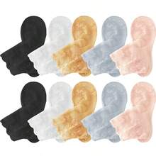 5 Pairs Of Women's Spring And Summer Thin Korean Version Breathable Invisible Sweat Absorbing Maple Leaf Lace Breathable Socks - Multicolor - View 14