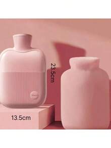 Water-Filled Plush Hot Water Bottle, Anti-Explosion Foot Warmer & Bed Warmer, Cute Hand Warmer - Multicolor - View 19