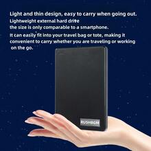 Unidad de estado sólido (SSD) portátil de 2TB, con velocidad de hasta 500 MB/s, unidad de estado sólido externa, USB 3.2, consumo de energía ultra bajo, apta para teléfonos móviles/teléfonos móviles OTG/portátiles - 4TB - Ver 2
