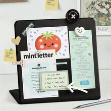 Bảng trang trí vuông từ tính, bảng hiển thị đa chức năng, bảng kim loại từ tính, thích hợp để ghi chú, dán áp phích, trang trí, bảng tin nhắn, bảng ghi nhớ dọc tại nhà/văn phòng, trưng bày bưu thiếp, trưng bày lịch, trang trí lớp học, trang trí văn phòng, trang trí bàn làm việc, bảng ghim, bảng tầm nhìn. - Nhiều màu - Xem 1