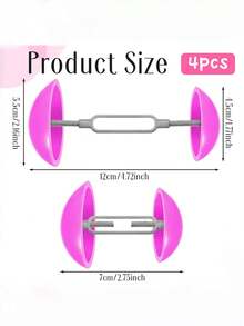 4pcs Adjustable Shoe Stretcher, Wide Shoe Tree, Plastic Shoe Expander Suitable For Leather Shoes, Flats, High Heels