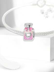 1颗925纯银郁金香和四叶草花朵吊坠珠，适合女士手链、手镯DIY饰品制作和日常配饰装饰。 - 集合1 - 查看 9