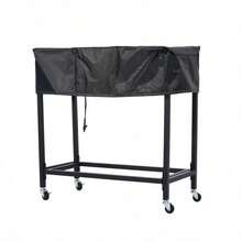 Garage Integrated Storage Racks - Schwarz + Stahl1 - Übersicht 1