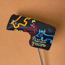 Various Styles Blade Putter Golf Club Putter Cover, Golf Club Head Covers, Golf Accessories, Limited Edition, Hook And Loop Closure