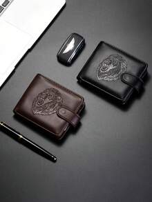 1件 一款时尚实用的男士多功能钱包，带卡位，配有带遮盖的现金卡夹，适合猎鹿的男朋友和丈夫使用。适合父亲节、情人节送给猎鹿的男朋友和丈夫的圣诞礼物。 - Color - 查看 10