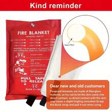 5pcs - Emergency Fire Blanket, Firefighter'S Accessory, Flame Resistant Blanket, Flame Retardant Blanket, Suitable For Home, Kitchen, School, Car, Office, Warehouse Safety Blanket 40"X 40" - Multicolor - View 4