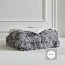 Double-Sided, Plush Double Duvet Cover, Extra Soft For Winter, Available In Various Colors - Baby Blue - View 6