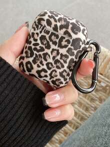 Cheetah Print Apple 1pc Leopard Print Wireless Bluetooth Earphone Case, Soft Silicone Protective Cover Compatible With Airpods 3rd Generation - Multicolor - View 11