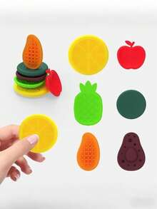 6pcs Sensory Soothing Stones, Soft Textured Fidget Toys, Suitable For Teens - Relieve Anxiety And Stress, For Students, Soft Textured Calming Stones, Stress Relief Toys, Sensory Toys, Party Favors, Valentine's Day Gifts - Multicolor - View 2