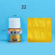 1 Metal 3D Stereoscopic Glass Pigment Hook Pen, Pen Tip 1mm, 20ml, DIY Painting Textile Ceramic Metal Acrylic Pigment. A 20ml Bottle Of Glass Paint, DIY Waterproof Hand-Painted Non Baking Paint. Two Types Of Glass Pigments To Choose From, Tubular And Bottled, Depending On The Specific Application.