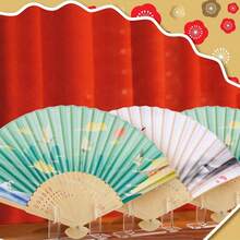 1/2/4pcs Acrylic Folding Fan Display Stand, Transparent Easel-Style Base, Dedicated For Hand Fans, Home Party Decoration Storage, Elegant & Professional, Convenient Storage - Transparent - View 5