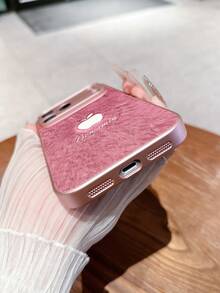 1 chiếc ốp lưng điện thoại màu hồng nhung tối giản thiết kế Apple, phụ kiện sáng tạo, có thể in tên theo yêu cầu, tương thích với Samsung S24 Ultra/S25 Ultra và Apple 17 Pro Max/16 Pro Max/15 Pro/14 Plus/13 Pro/12 Pro Max/11/Xs Max/8/7/6 Plus. Thích hợp làm quà tặng sinh nhật, cho bạn gái/bạn trai hoặc sử dụng cá nhân. Ốp điện thoại dễ thương, phiên bản quốc tế, không phải phiên bản nội địa. - Hồng - Xem 5