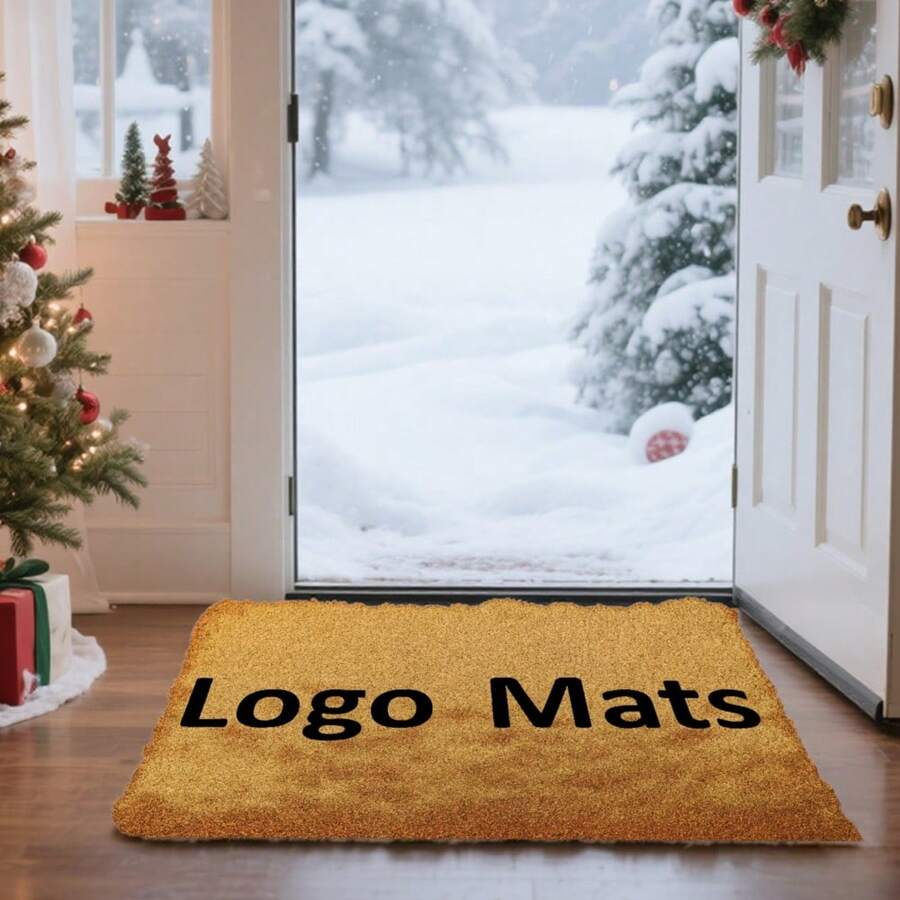 Felpudos personalizados, alfombrillas de piso personalizadas para el fregadero de la cocina, la entrada, el baño, felpudos con logotipo de diseño personalizado, decoración del hogar personalizada, regalo perfecto de inauguración de la casa - Multicolor - Ver 1